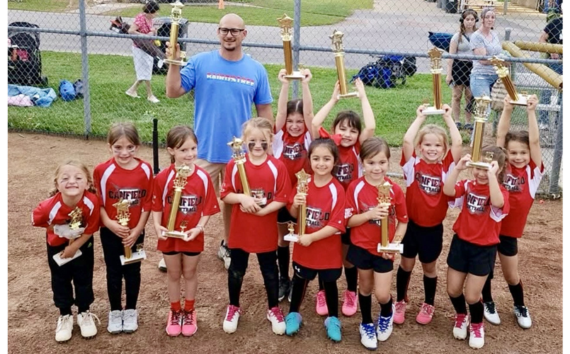 2025 Girls Tee Ball Spring Champions